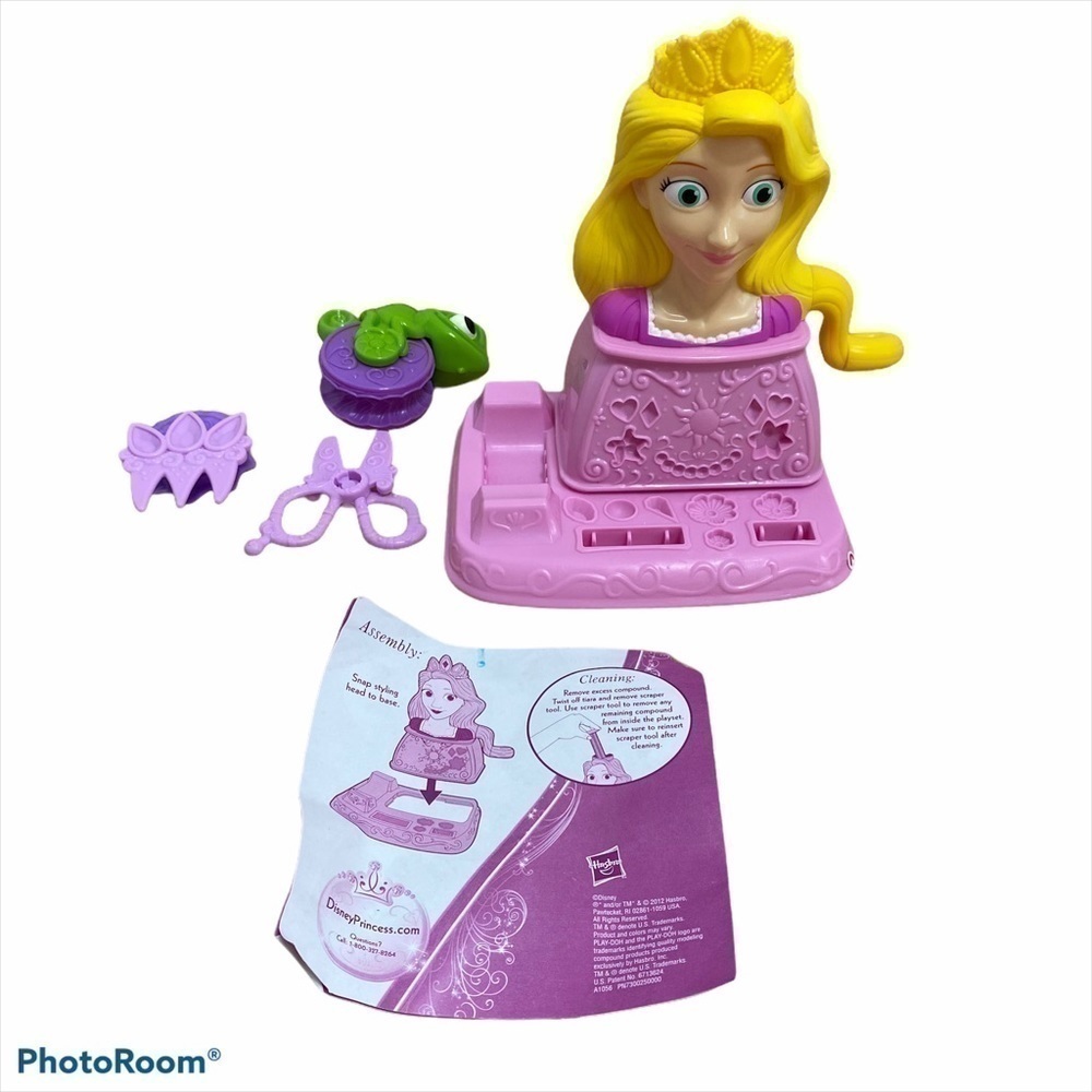 Disney Rapunzel Hair Play Doh Toy Princess Pink